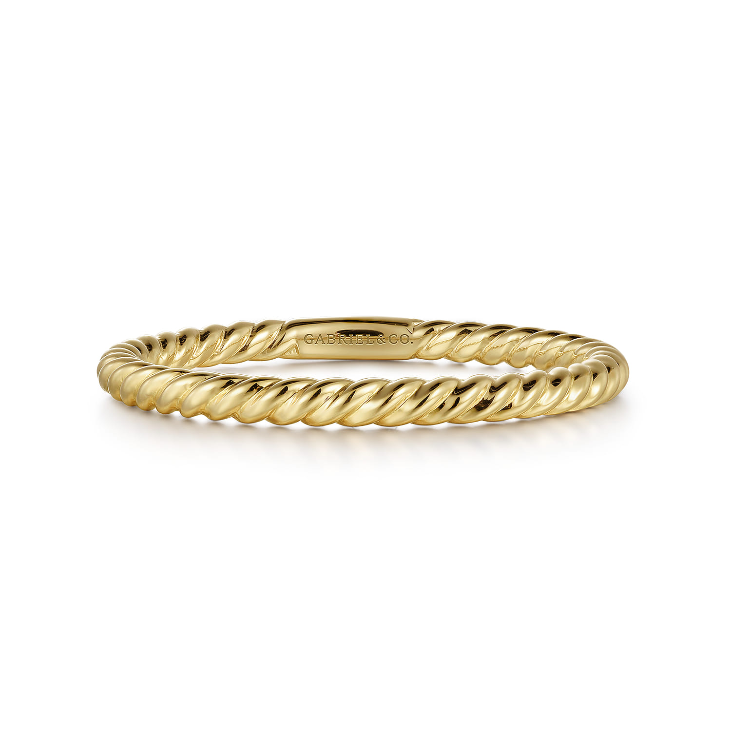 14K Yellow Gold Matching Wedding Band - Shot 1