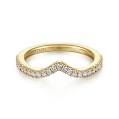 14K Yellow Gold Matching Wedding Band