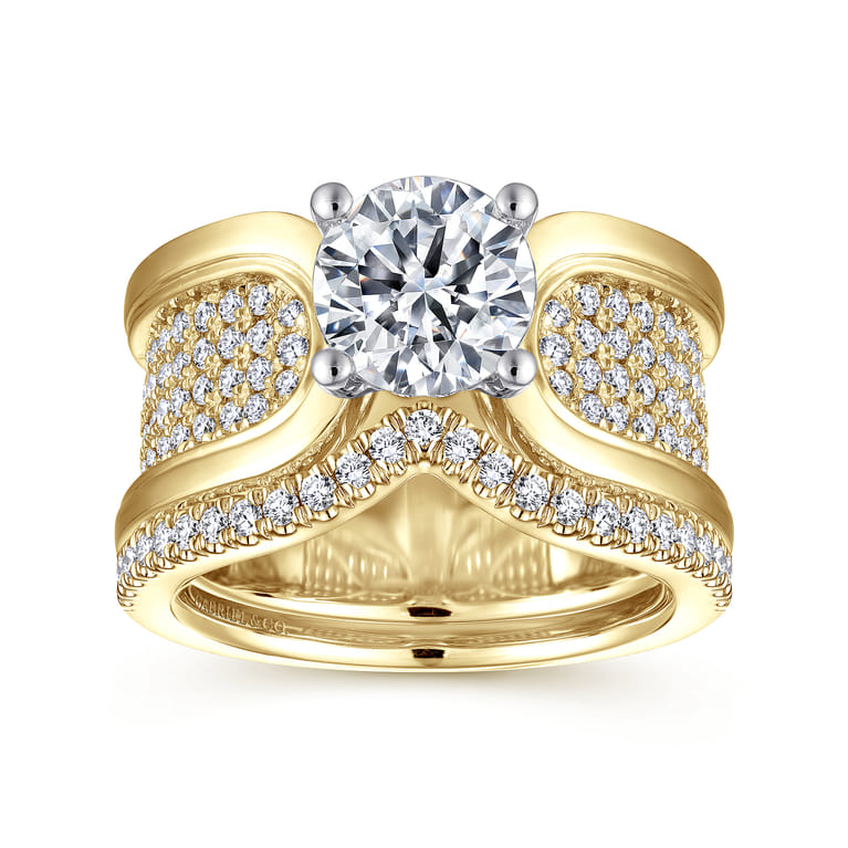 14K Yellow Gold Matching Wedding Band - 0.2 ct - Shot 4