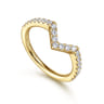14K Yellow Gold Matching Wedding Band - 0.36 ct