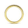 14K Yellow Gold Matching Wedding Band - 0.19 ct