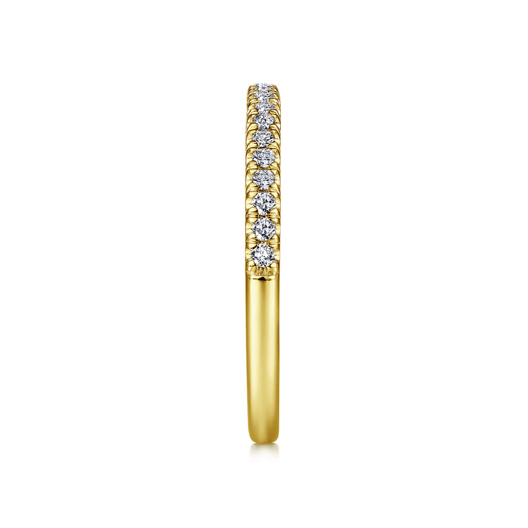 14K Yellow Gold Matching Wedding Band - 0.19 ct - Shot 5