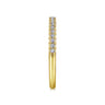 14K Yellow Gold Matching Wedding Band - 0.19 ct