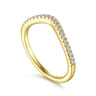 14K Yellow Gold Matching Wedding Band - 0.15 ct
