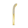 14K Yellow Gold Matching Wedding Band - 0.15 ct