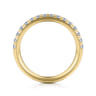 14K Yellow Gold Matching Wedding Band - 0.38 ct