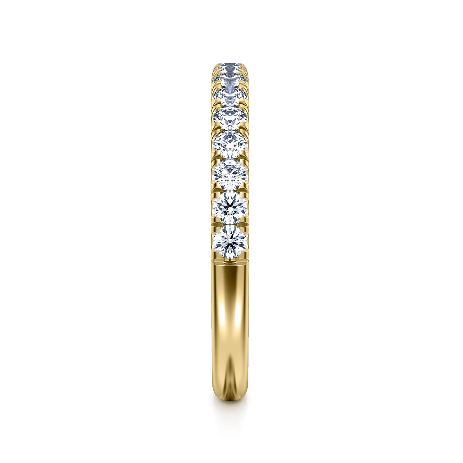 14K Yellow Gold Matching Wedding Band - 0.38 ct - Shot 5
