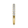 14K Yellow Gold Matching Wedding Band - 0.38 ct
