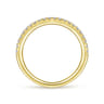 14K Yellow Gold Matching Wedding Band - 0.2 ct