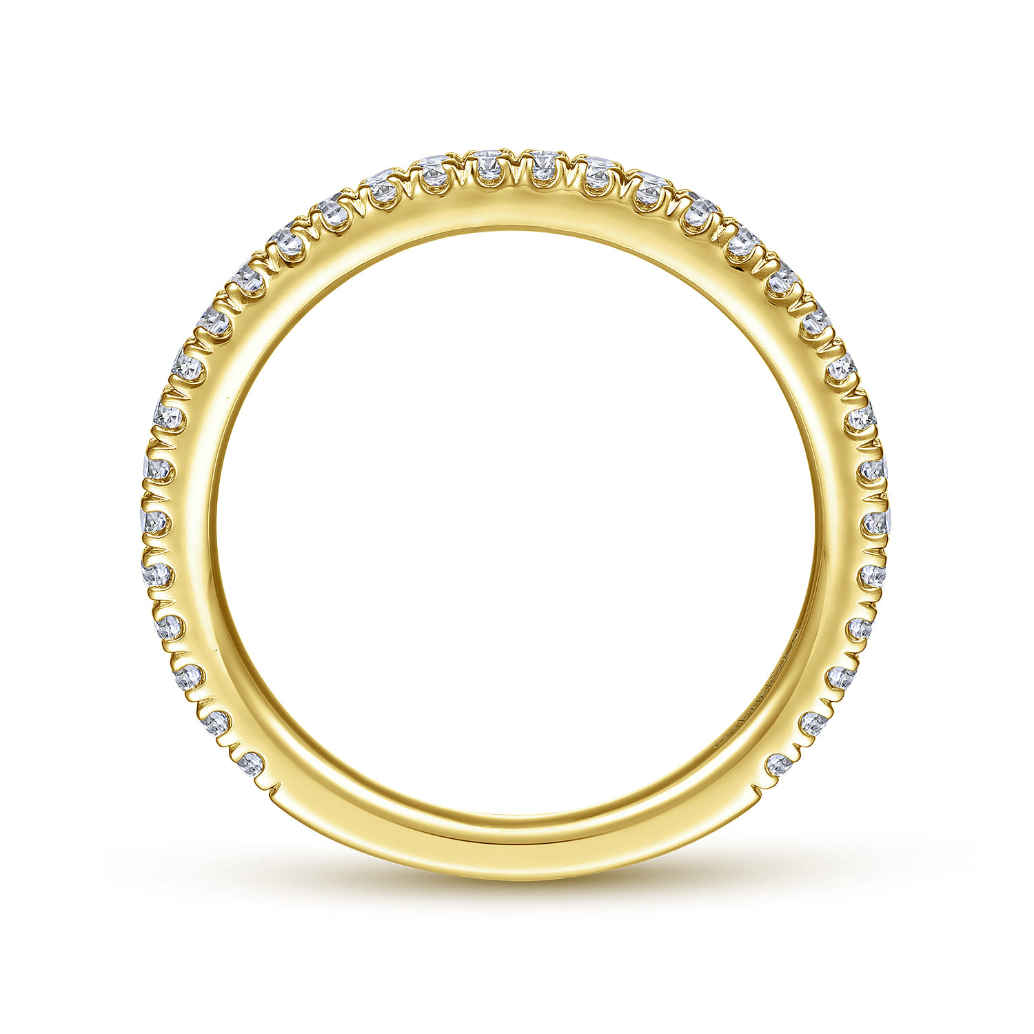 14K Yellow Gold Matching Wedding Band - 0.34 ct - Shot 2