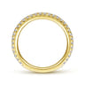14K Yellow Gold Matching Wedding Band - 0.34 ct