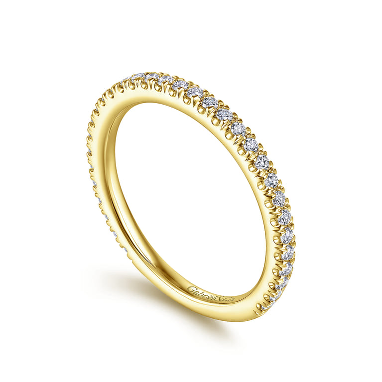 14K Yellow Gold Matching Wedding Band - 0.34 ct - Shot 3