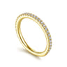14K Yellow Gold Matching Wedding Band - 0.34 ct