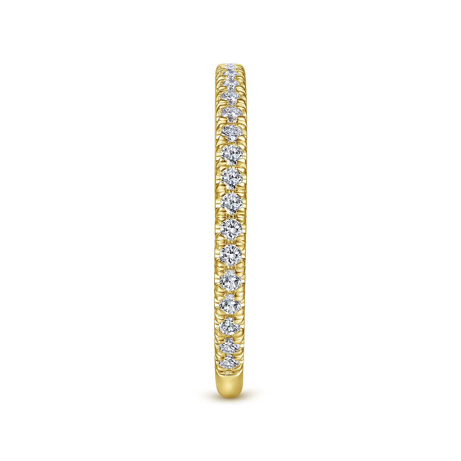 14K Yellow Gold Matching Wedding Band - 0.34 ct - Shot 5