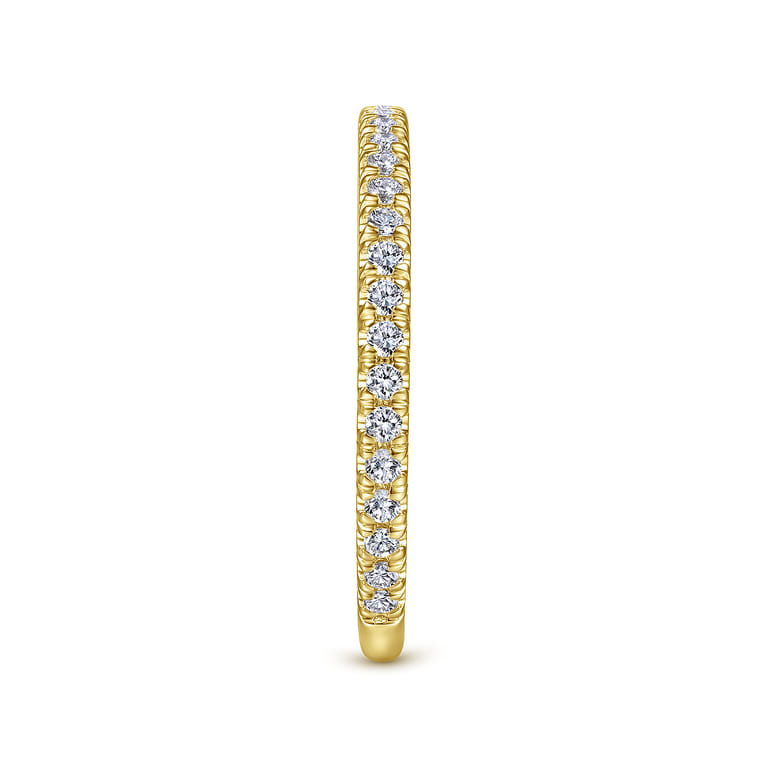 14K Yellow Gold Matching Wedding Band - 0.34 ct - Shot 5