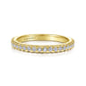 14K Yellow Gold Matching Wedding Band - 0.31 ct