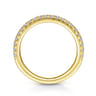 14K Yellow Gold Matching Wedding Band - 0.31 ct