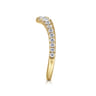 14K Yellow Gold Matching Wedding Band - 0.41 ct