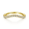 14K Yellow Gold Matching Wedding Band - 0.28 ct