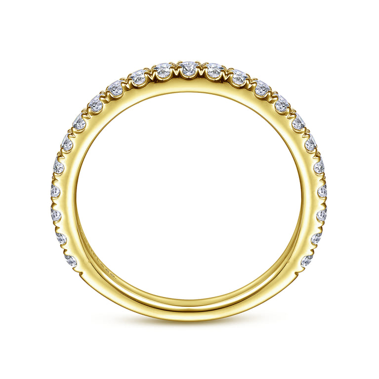14K Yellow Gold Matching Wedding Band - 0.5 ct - Shot 2