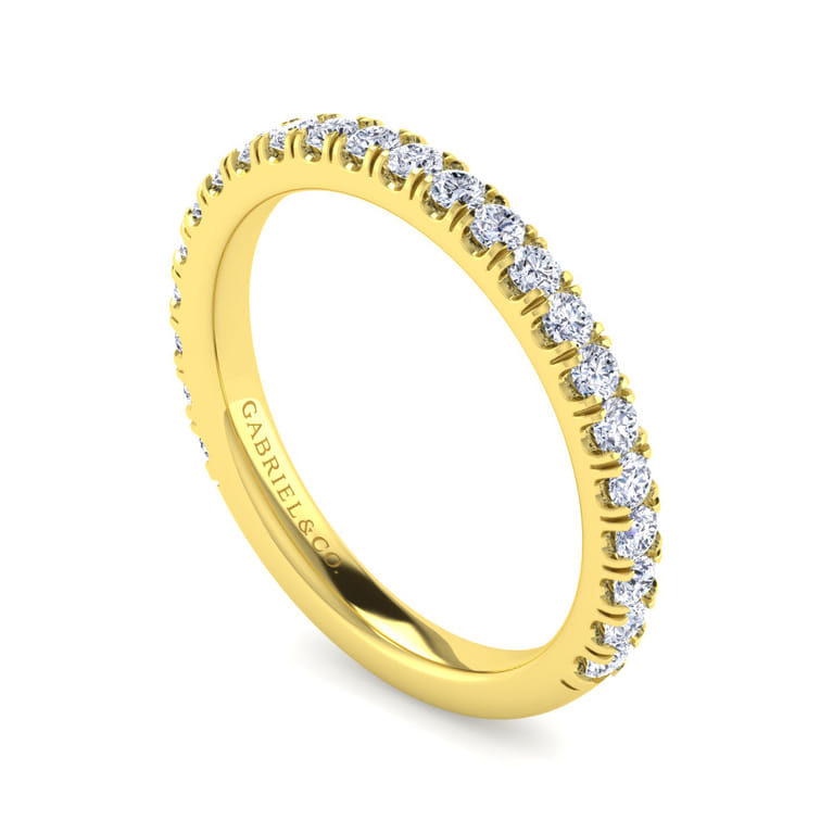 14K Yellow Gold Matching Wedding Band - 0.51 ct - Shot 3