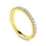 14K Yellow Gold Matching Wedding Band - 0.51 ct