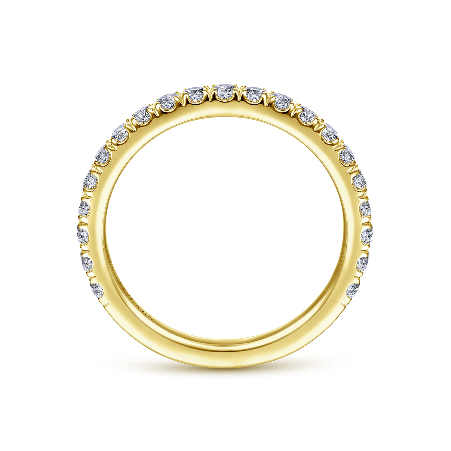 14K Yellow Gold Matching Wedding Band - 0.6 ct - Shot 2