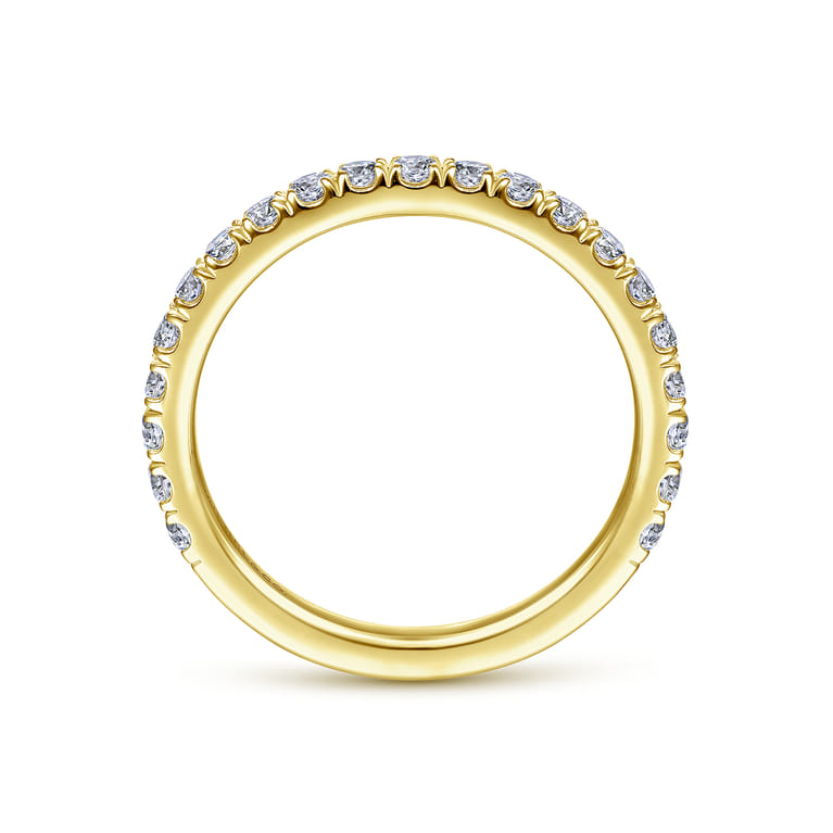 14K Yellow Gold Matching Wedding Band - 0.6 ct - Shot 2