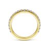 14K Yellow Gold Matching Wedding Band - 0.6 ct
