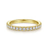 14K Yellow Gold Matching Wedding Band - 0.5 ct