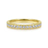 14K Yellow Gold Matching Wedding Band - 0.35 ct