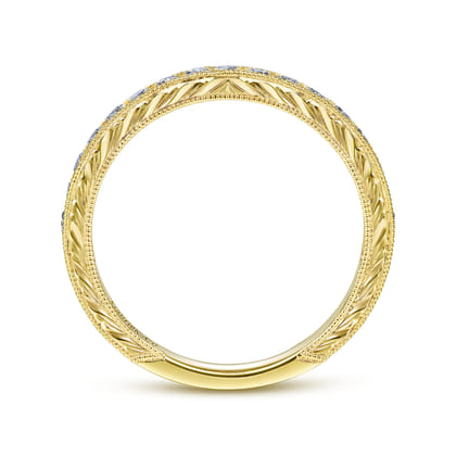 14K Yellow Gold Matching Wedding Band