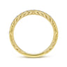 14K Yellow Gold Matching Wedding Band - 0.35 ct