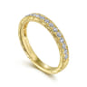 14K Yellow Gold Matching Wedding Band - 0.35 ct