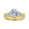 14K Yellow Gold Matching Wedding Band - 0.35 ct