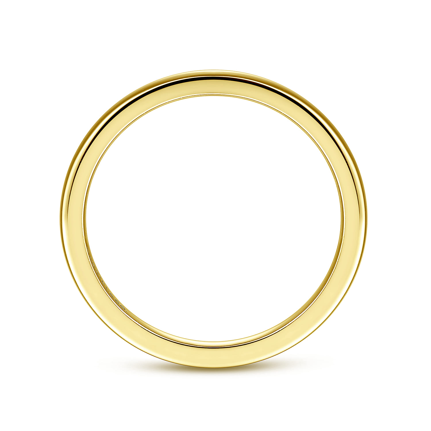 14K Yellow Gold Matching Wedding Band - Shot 2