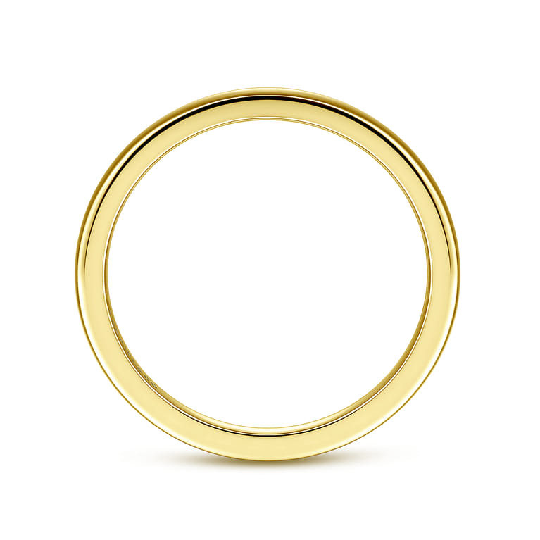 14K Yellow Gold Matching Wedding Band - Shot 2