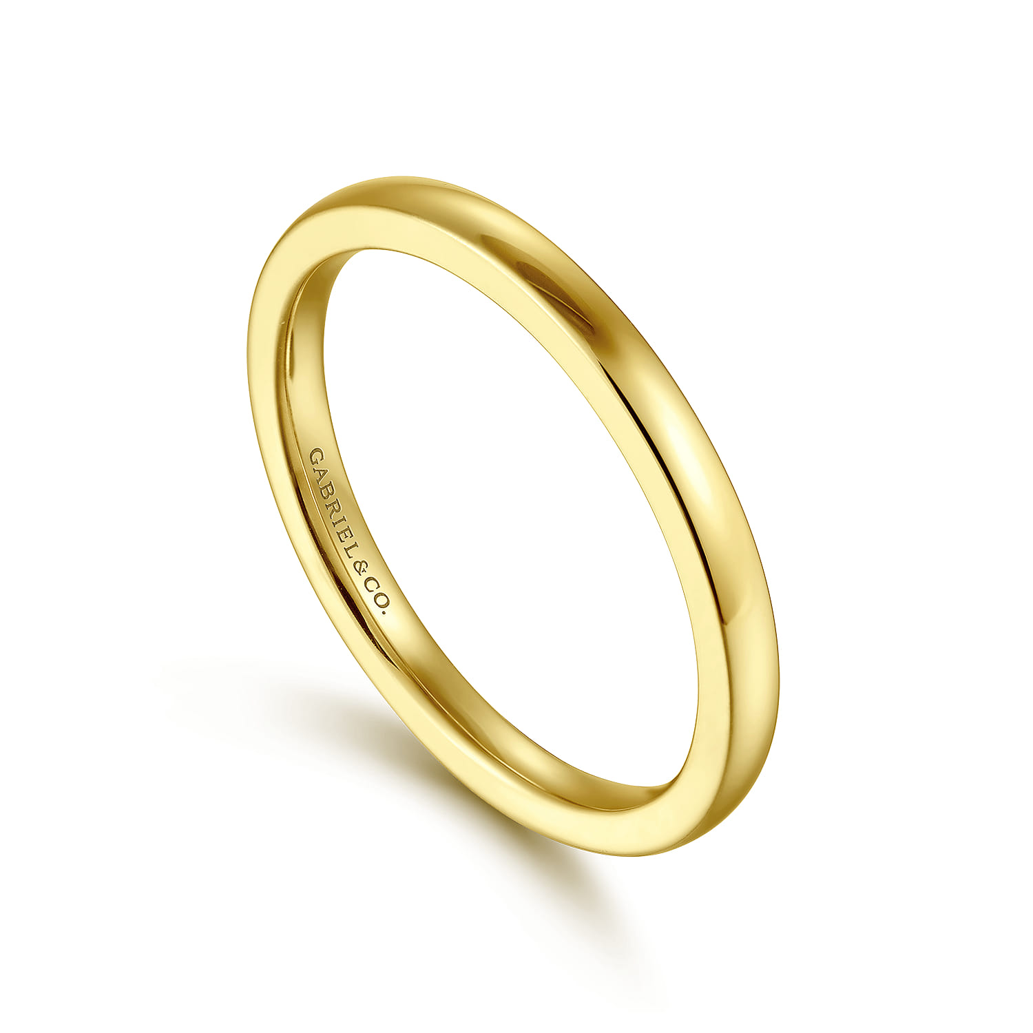 14K Yellow Gold Matching Wedding Band - Shot 3