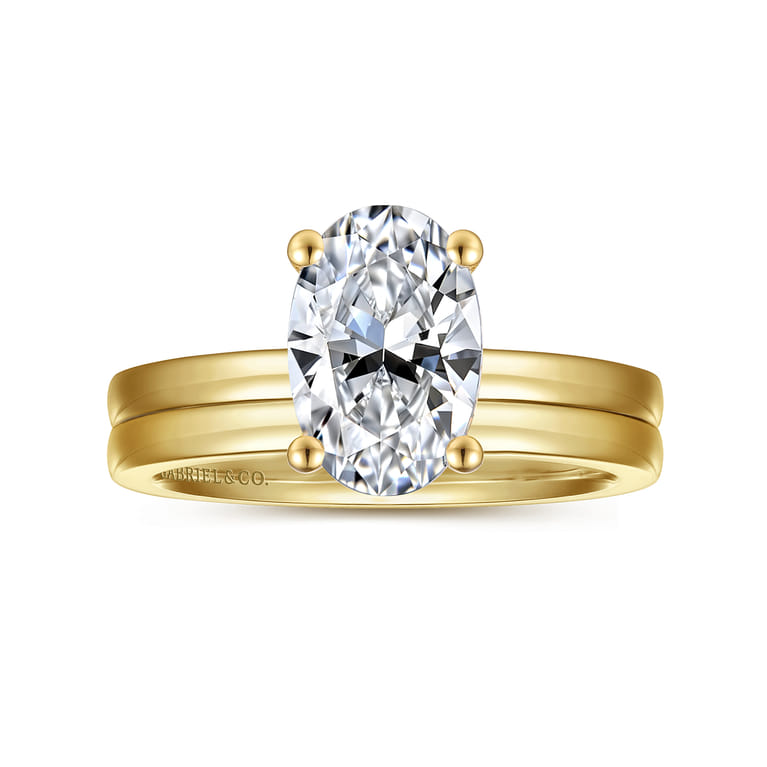 14K Yellow Gold Matching Wedding Band - Shot 4
