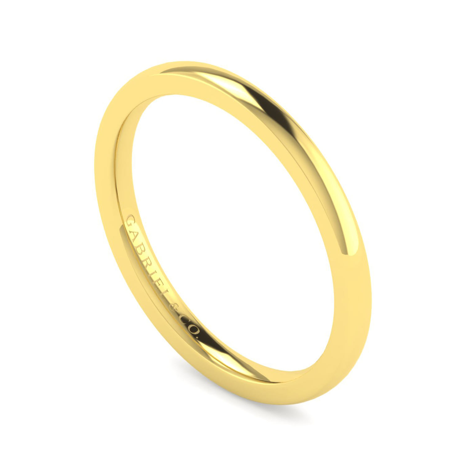 14K Yellow Gold Matching Wedding Band - Shot 3