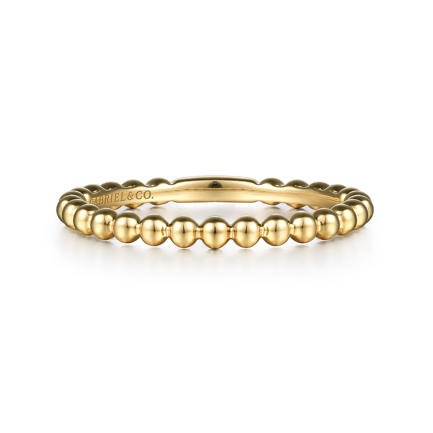 14K Yellow Gold Matching Wedding Band - Shot 1