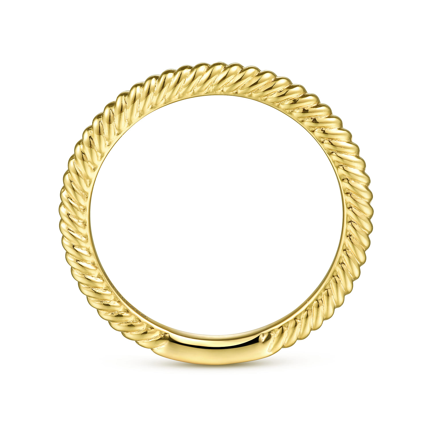 14K Yellow Gold Matching Wedding Band - Shot 2