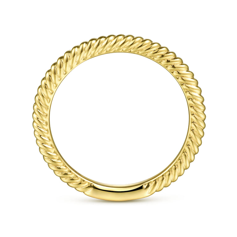 14K Yellow Gold Matching Wedding Band - Shot 2