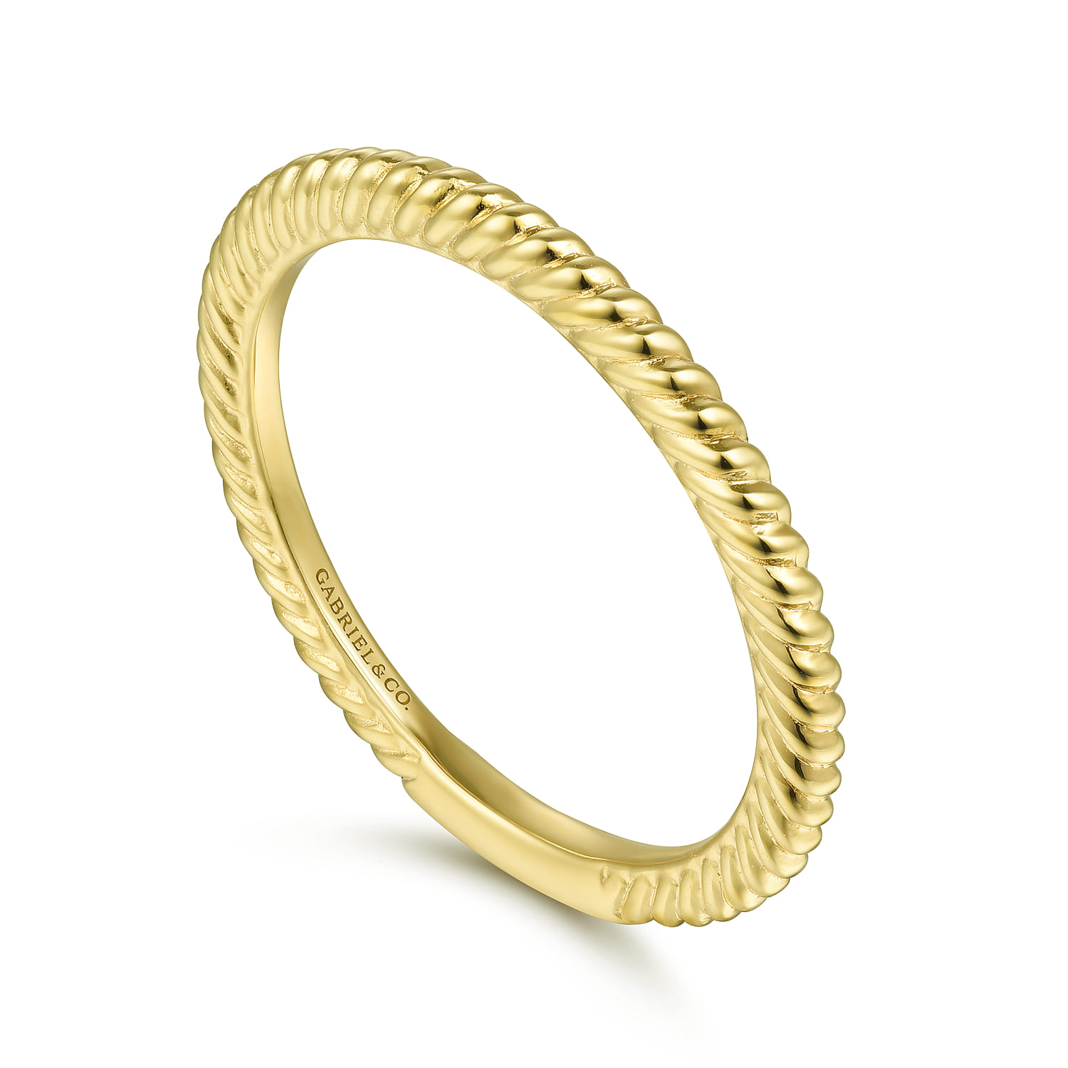 14K Yellow Gold Matching Wedding Band - Shot 3