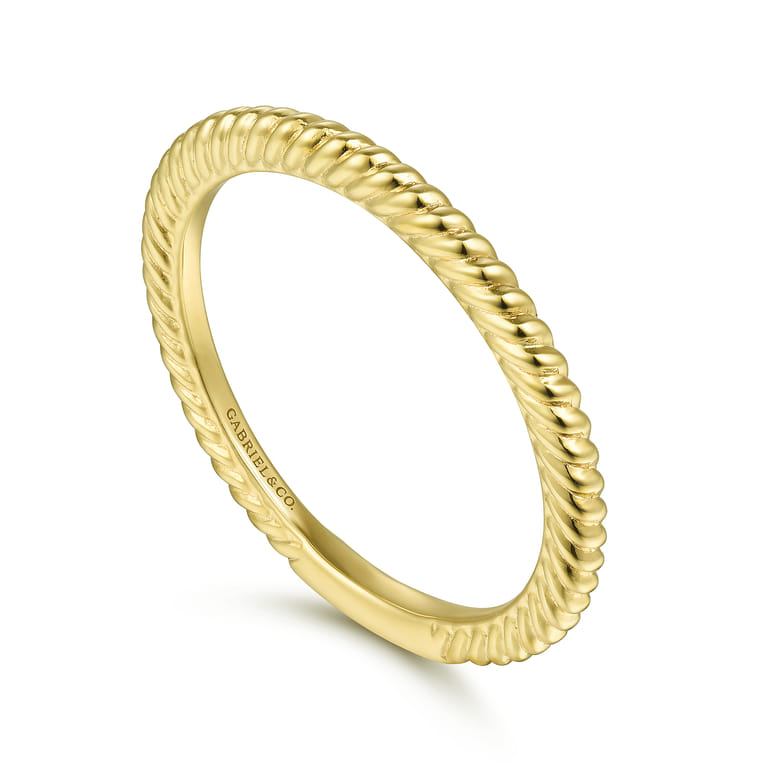 14K Yellow Gold Matching Wedding Band - Shot 3
