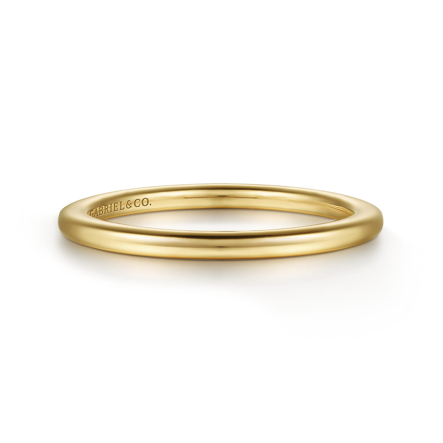 14K Yellow Gold Matching Wedding Band - Shot 1
