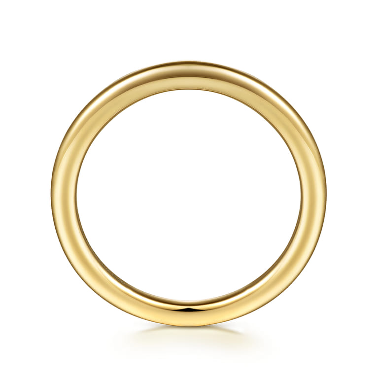 14K Yellow Gold Matching Wedding Band - Shot 2