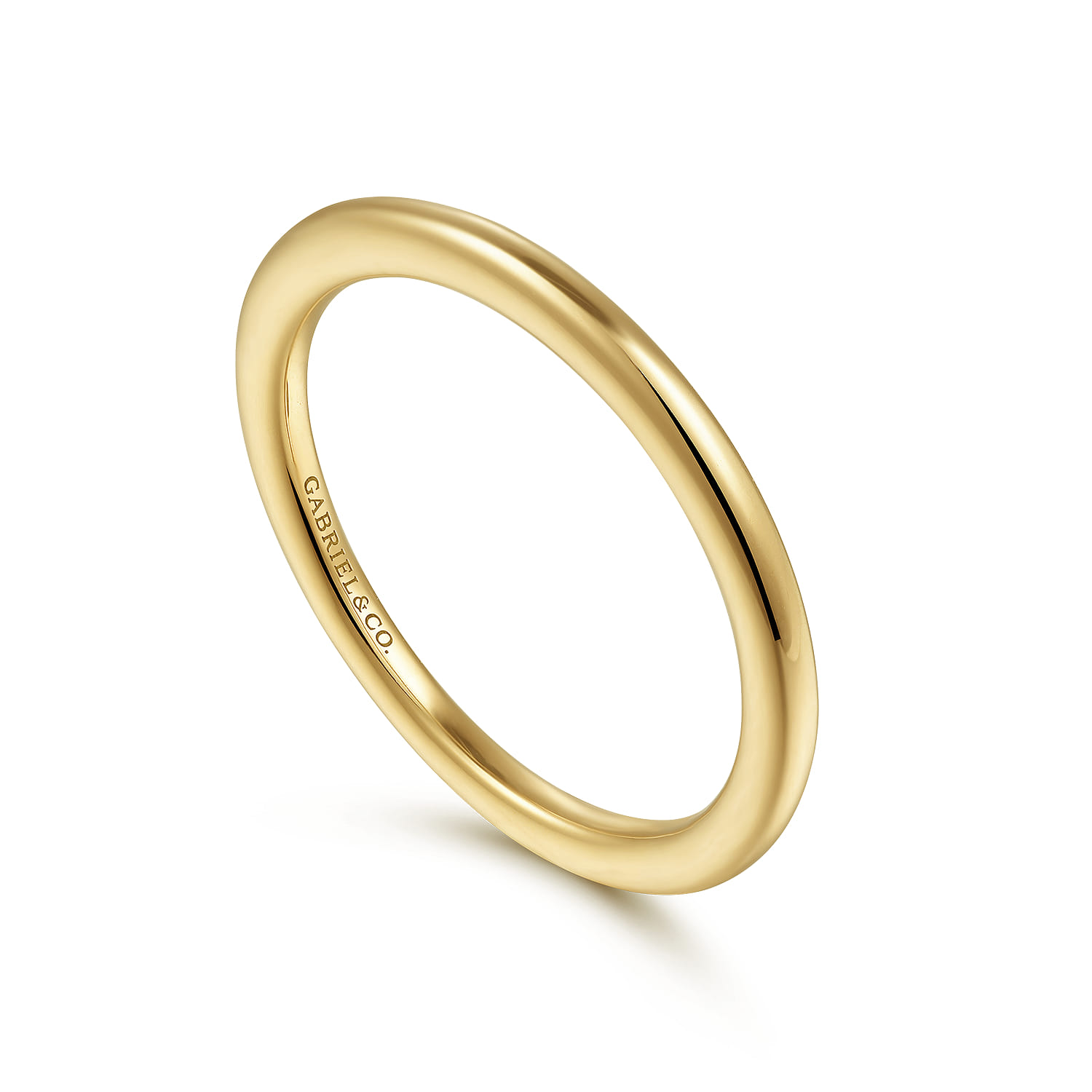 14K Yellow Gold Matching Wedding Band - Shot 3