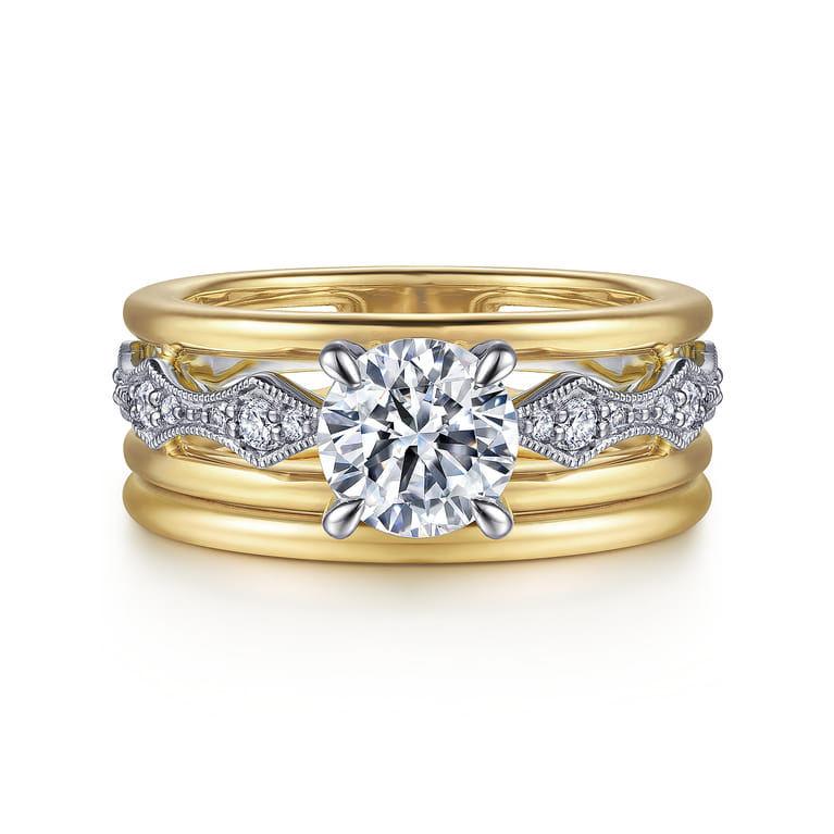 14K Yellow Gold Matching Wedding Band - Shot 4