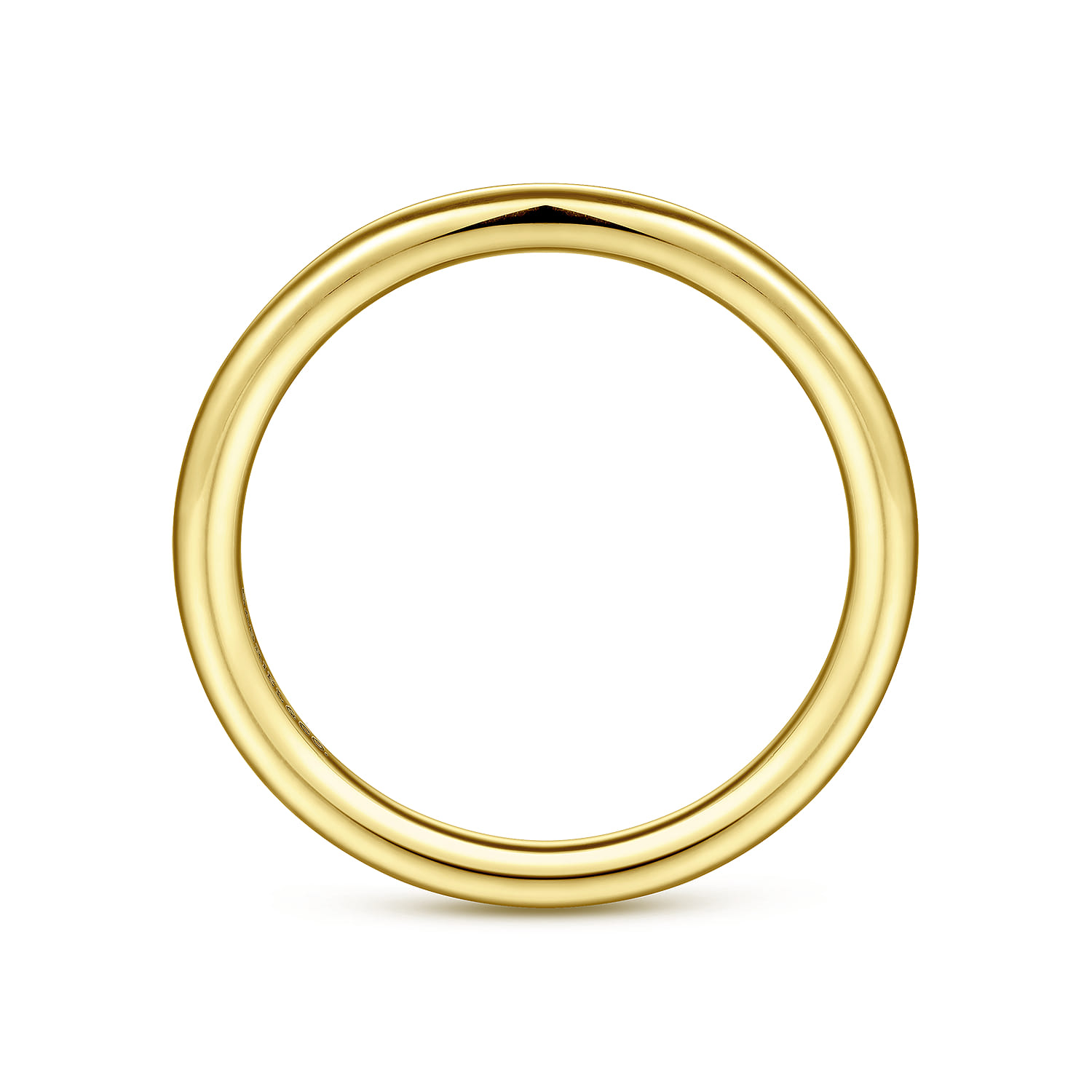 14K Yellow Gold Matching Wedding Band - Shot 2